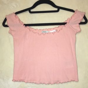 Urban Outfitters Off the Shoulder Crop Top